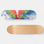 アマゾンオウムのコンゴウインコ スケートボード (横)