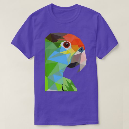 アマゾンオウムのブラジルの鳥 Tシャツ (デザイン正面)