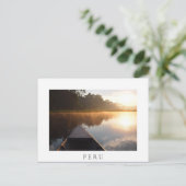アマゾンサンライズペルー白文字ポストカード ポストカード (スタンド正面)
