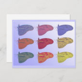 アマゾンバタフライポストカード ポストカード (正面/裏面)