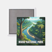 アマゾンリバーマヌナショナルパークペルー マグネット (正面/裏面)