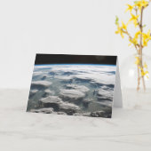 アマゾン上空の嵐のような空 カード (黄色い花)