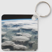 アマゾン上空の嵐のような空 キーホルダー (裏面)