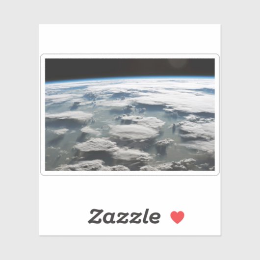 アマゾン上空の嵐のような空 シール (シート)