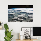 アマゾン上空の嵐のような空 ポスター (ホームオフィス)