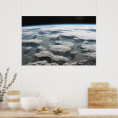 アマゾン上空の嵐のような空 ポスター (キッチン)