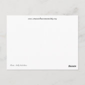 アマゾン人道協会: Amazon自然シリーズ ポストカード (裏面)