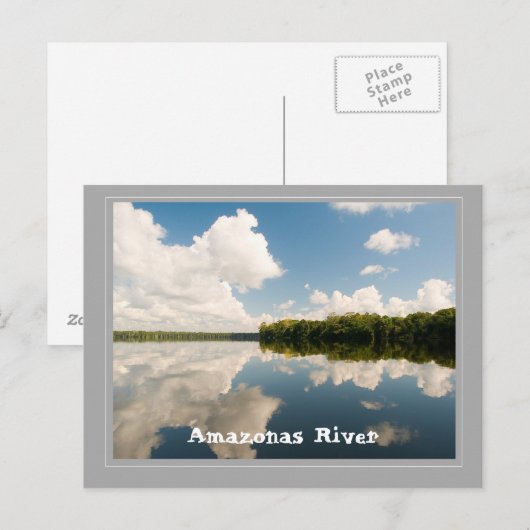アマゾン川 ポストカード (正面/裏面)