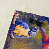 アマゾン熱帯雨林オウム ビーチタオル (インサイチュ)