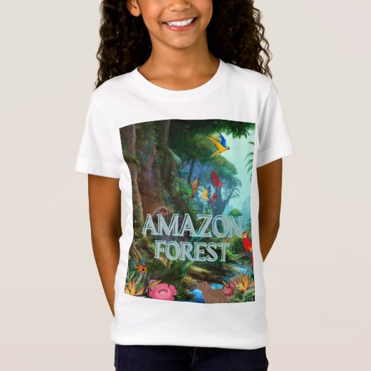 アマゾン熱帯雨林 – アマゾン森林 Tシャツ (正面)