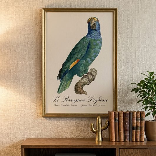 アマゾン青頬インコ、Amazona dufresniana フォトプリント