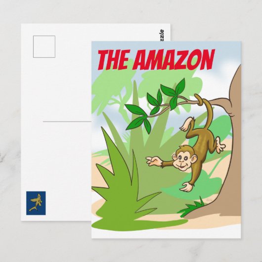 アマゾン ポストカード (正面/裏面)