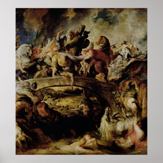 アマゾーンとギリシャの戦い， c.1617 ポスター (正面)