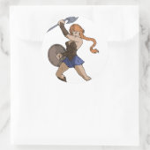 アマゾーンと戦士 ラウンドシール (バッグ)