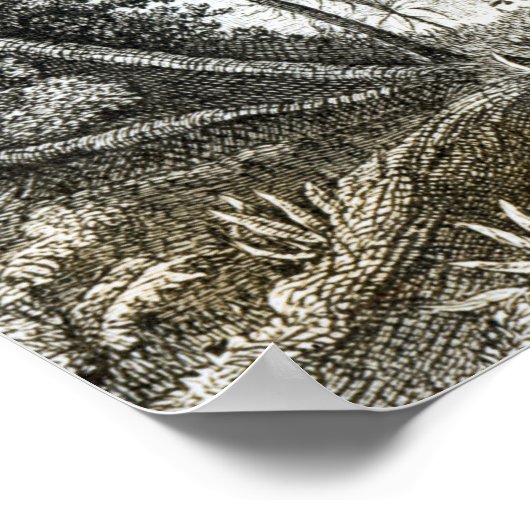 アマゾーン族の原始林のインテリア ポスター (角)