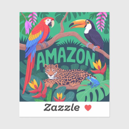 アマゾ鮮やかンレインフォレスト新学期シール シール (シート)