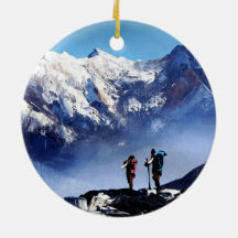 アマダブラムピークエベレストマウンテンのパノラマビュー