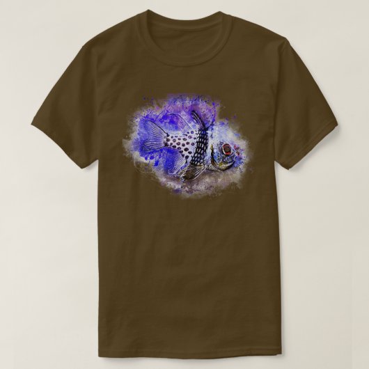 アマチャクダナリガニ海綿翅目 Tシャツ (デザイン正面)