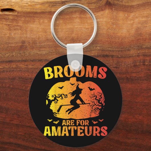 アマチュアのホッケースティックシャツパンプキンのためのブルーム キーホルダー (正面)