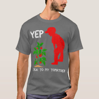 アマチュアの庭師とトマトのためのトマトの泡立て器 Tシャツ