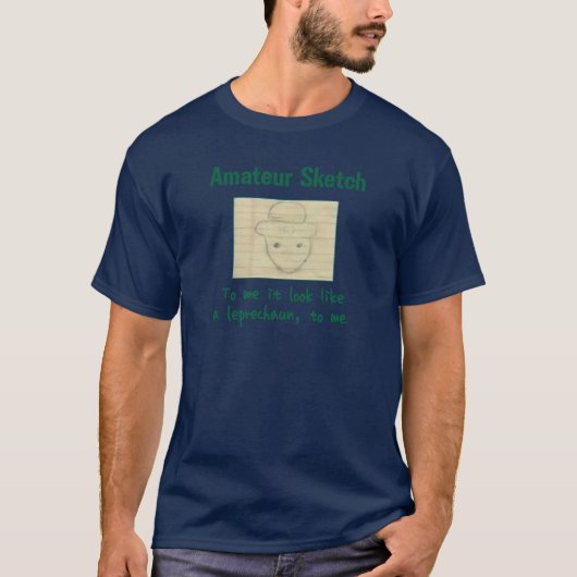 アマチュアスケッチ: 私にそれ小妖精のように見え Tシャツ (正面)
