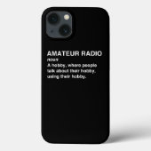アマチュアハムラジオ定義CBラジオギークCWオペレーション Case-Mate iPhoneケース (裏面)