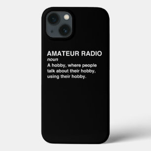 アマチュアハムラジオ定義CBラジオギークCWオペレーション iPhone 13ケース