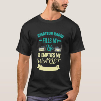 アマチュアラジオが人生を空にする財布ギフト Tシャツ