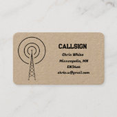 アマチュアラジオクラフト 名刺 (正面)