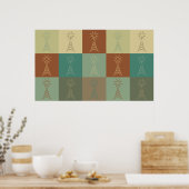 アマチュアラジオポップ・アートのアート ポスター (キッチン)