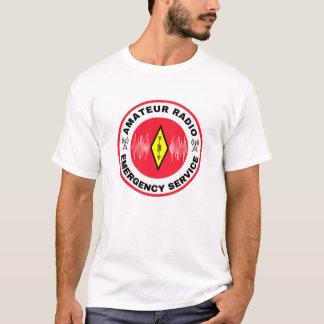アマチュアラジオ緊急サービスHam Radio Red Tシャツ