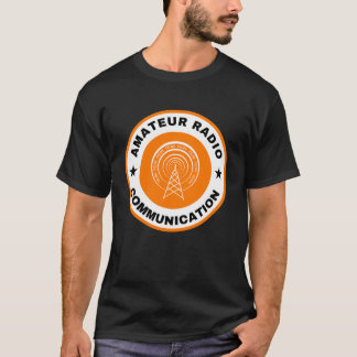 アマチュアラジオ通信Tシャツオレンジ Tシャツ