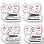 アマチュアラジオ シール (正面)