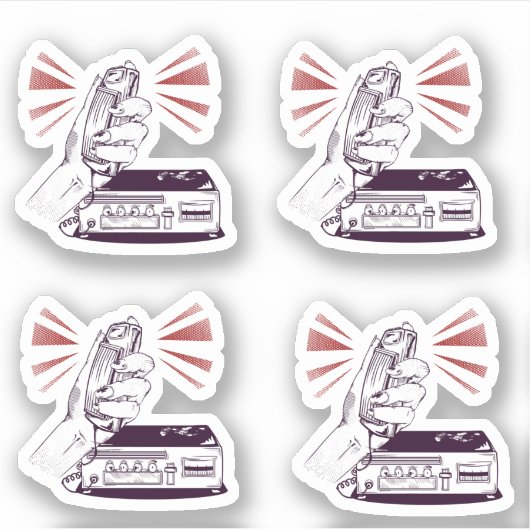 アマチュアラジオ シール (正面)