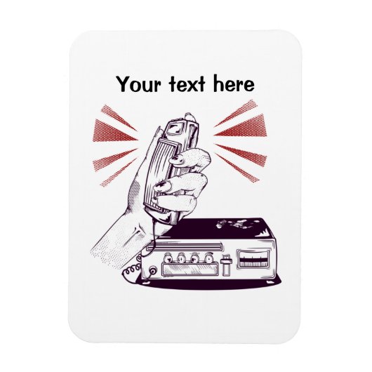 アマチュアラジオ マグネット (縦)