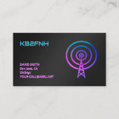 アマチュアラジオ 名刺 (正面)