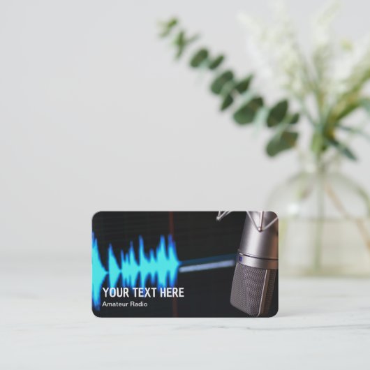 アマチュアラジオ 名刺 (スタンド正面)
