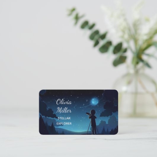 アマチュア天文学者 名刺 (スタンド正面)