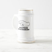 アマチュア婦人科医のTシャツ ビールジョッキ (正面左)