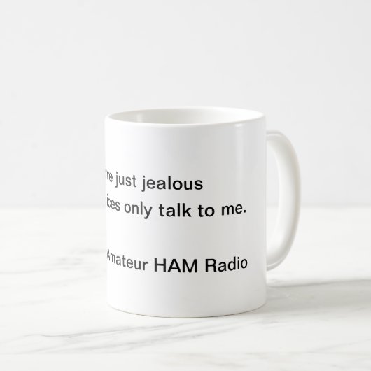 アマチュア無線のためのコップ コーヒーマグカップ (正面右)