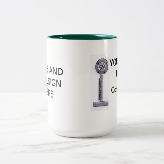 アマチュア無線のコンテストクラブマグ ツートーンマグカップ (中央)