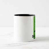 アマチュア無線のパーソナライズなハムの呼出符号のマグ ツートーンマグカップ (中央)