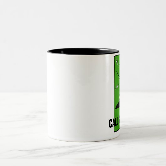 アマチュア無線のパーソナライズなハムの呼出符号のマグ ツートーンマグカップ (中央)