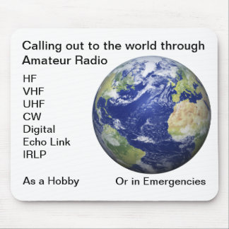 アマチュア無線の世界のマウスパッド マウスパッド