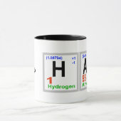 アマチュア無線の元素のマグはそれをカスタマイズ! マグカップ (中央)