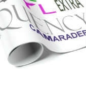 アマチュア無線の単語のコラージュのギフト用包装紙はそれをカスタマイズ! ラッピングペーパー (ロールコーナー)