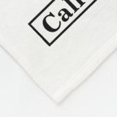 アマチュア無線は穏やかなQSLカードフリースブランケットを保ちます フリースブランケット (角)