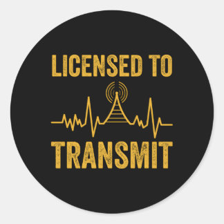 アマチュア無線を送信するHam無線 ラウンドシール