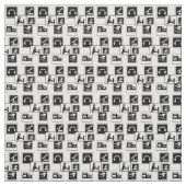 アマチュア無線アイコンは生地をタイルを張りました ファブリック (見本)