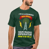 アマチュア無線オペレおもしろいータHam Radio New Tシャツ (正面)
